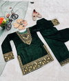 OC 236 Viscose Velvet Top With Bottom Dupatta Wholesale In India